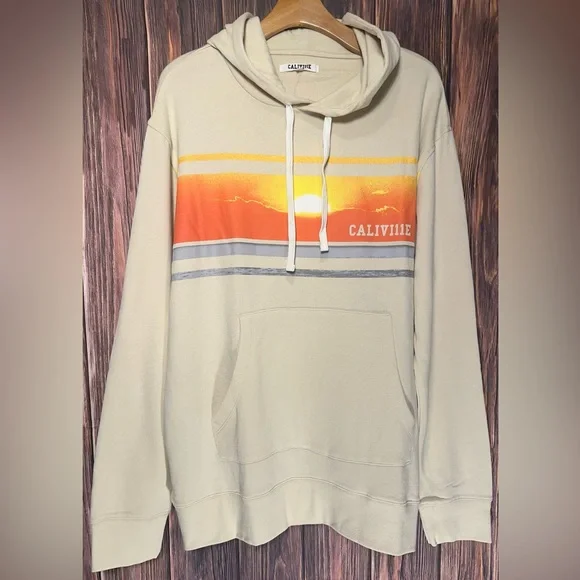 Calivi11e Long Sleeve Pullover Sweatshirt Hoodie - Men’s Size XL & L - Picture 1 of 3